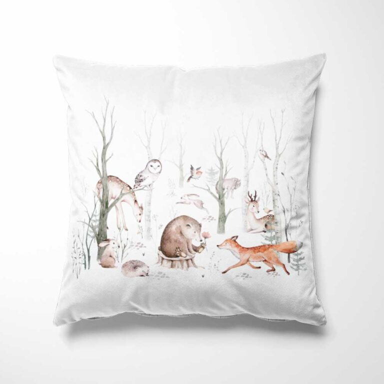 sierkussen Vrolijke bosdieren - sierkussen - kinderkussen