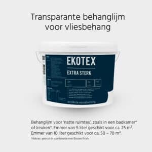 Ekotex extra sterk behanglijm voor badkamer behang