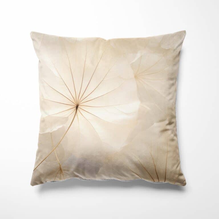 Sierkussen Bladeren met nerf