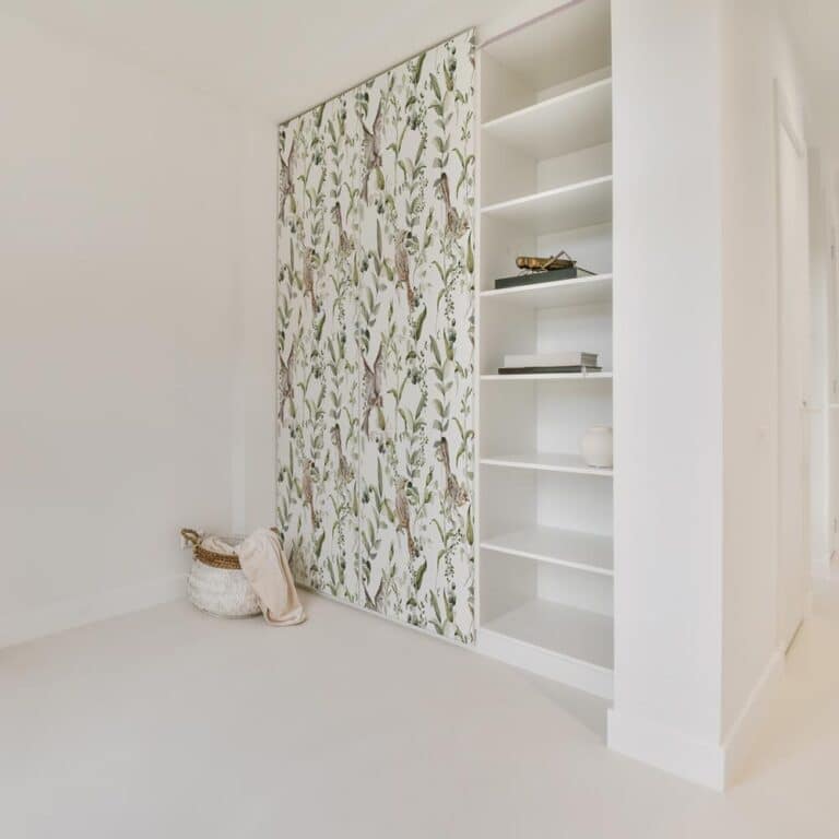 Meubelsticker Vogels en blaadjes