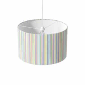 Lampenkap Pastel gestreept patroon