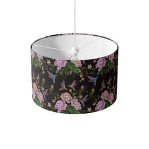 Lampenkap Kolibrie bloemen