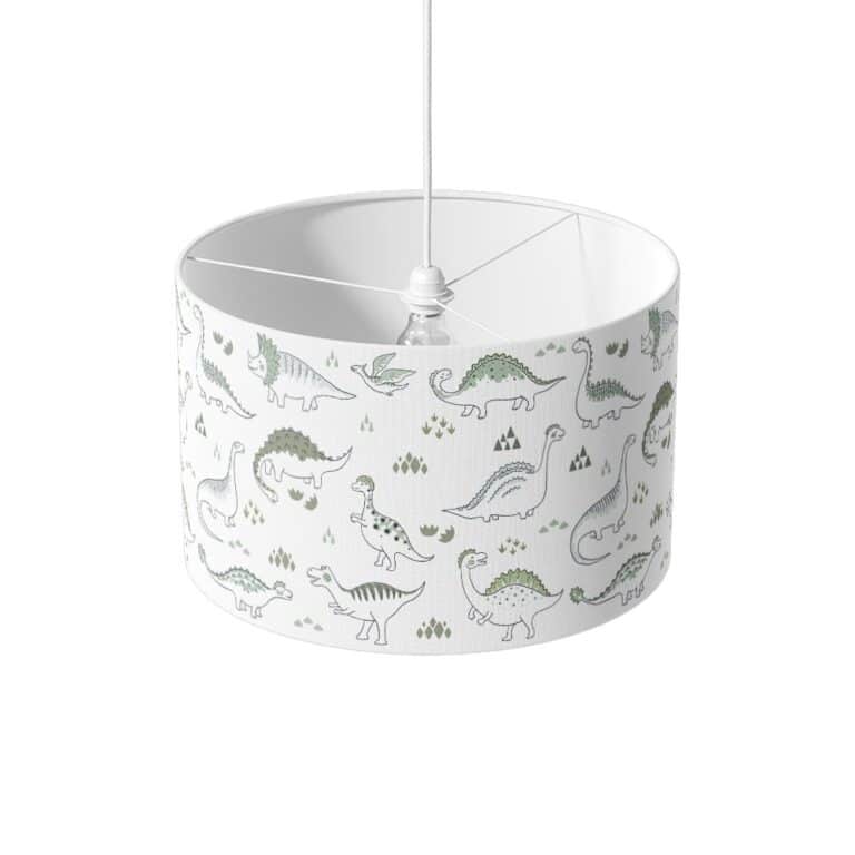 Kinderlamp - Lampenkap Dino patroon t-rex