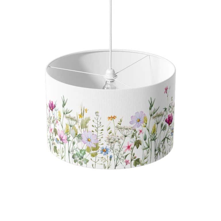 Lampenkap Kleurrijke veldbloemen