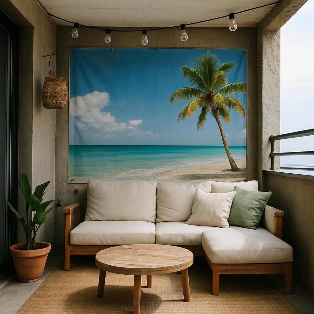 Zo maak je je balkon zomerklaar met een tuinposter - tuinposter - tuinposter op maat