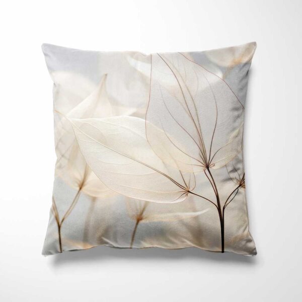 Foto kussen - kussen met foto - Sierkussen Lichte bladeren detail