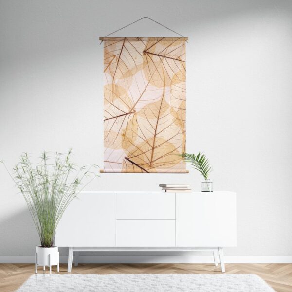 Textielposter Nerven met bladeren