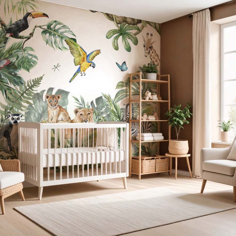 Kinderbehang Dieren jungle