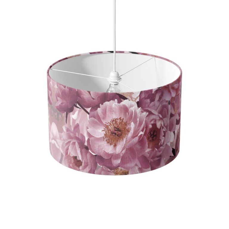 Lampenkap Roze pioenrozen