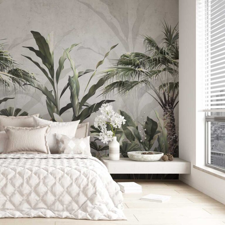 Fotobehang Jungle tuin