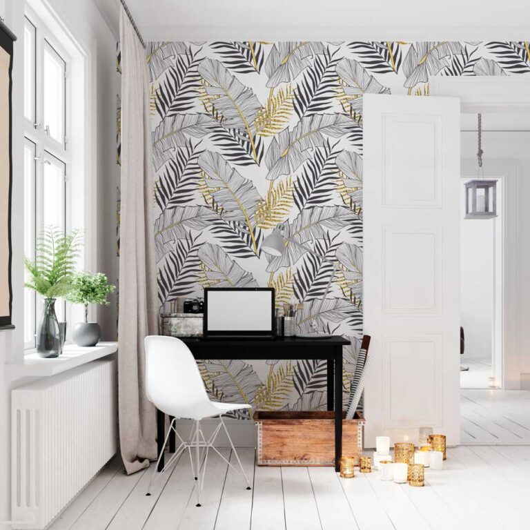 Fotobehang Bananen bladeren