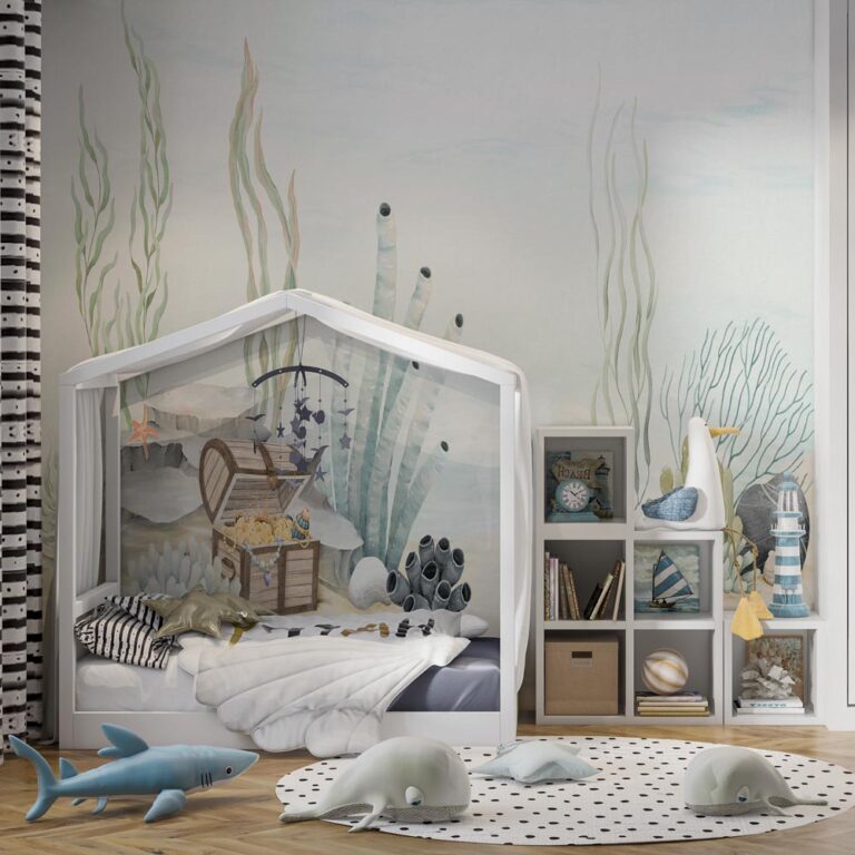 kinderbehang Onderwaterwereld schat