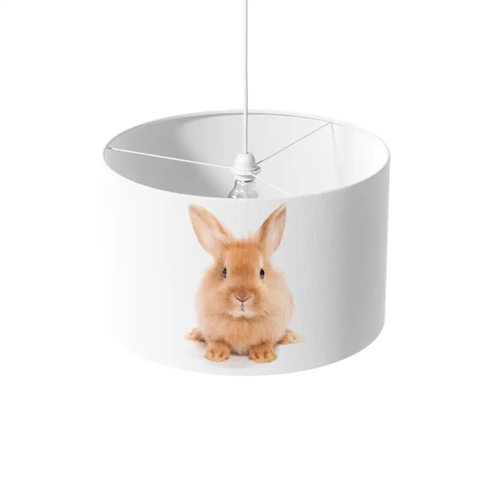 Lampenkap Lief konijntje hangend