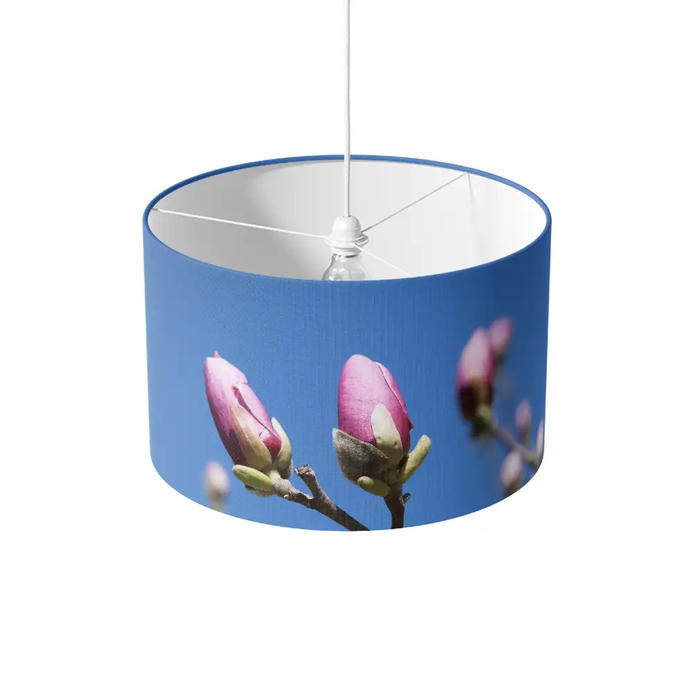 Lampenkap Magnolia in knop hangend