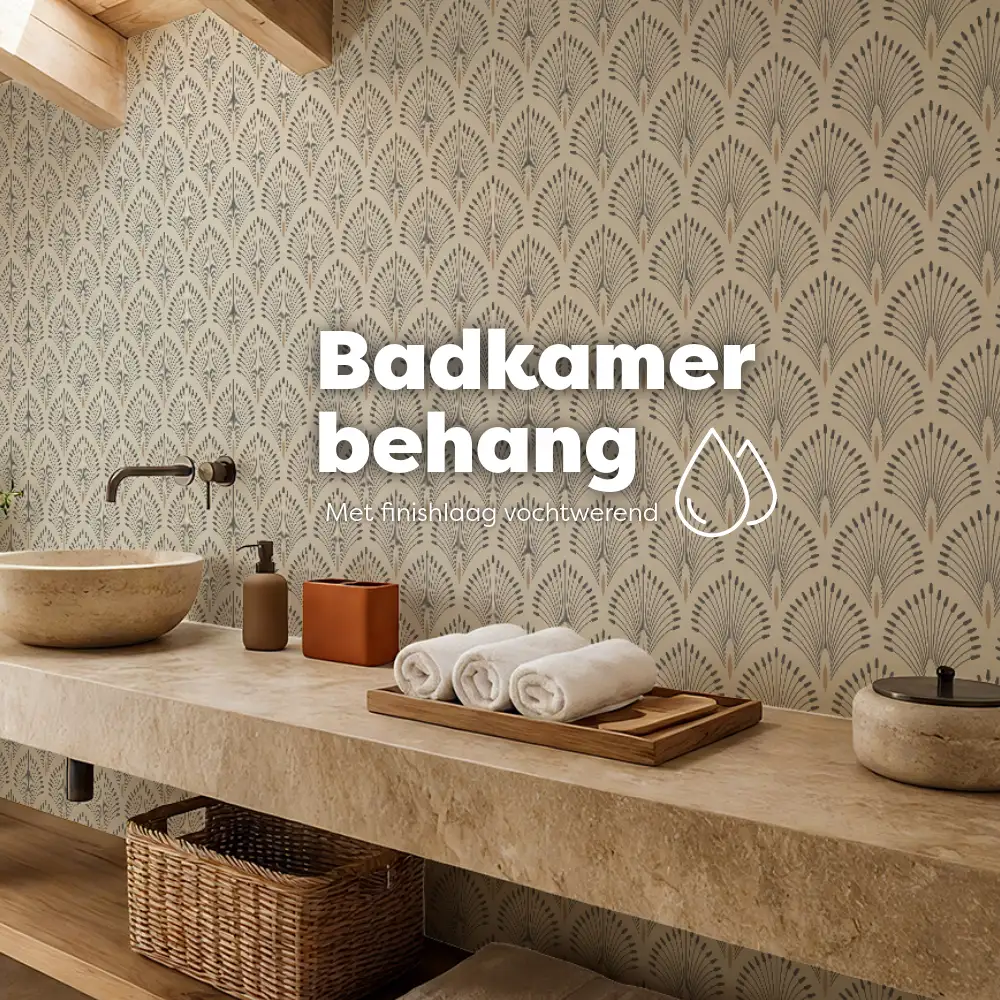 Badkamer behang banner youpri home